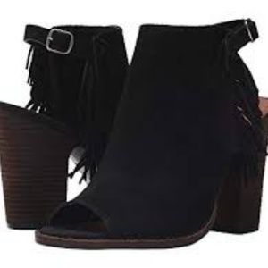 NIB Lucky Brand LK-Lantau Fringe suede EU40 US10